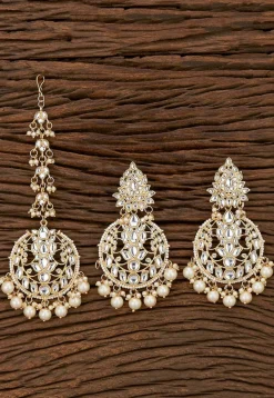 Kundan Chandbali Earrings