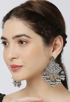 Kundan Chandbali Earrings