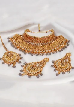 Kundan Choker Necklace Set