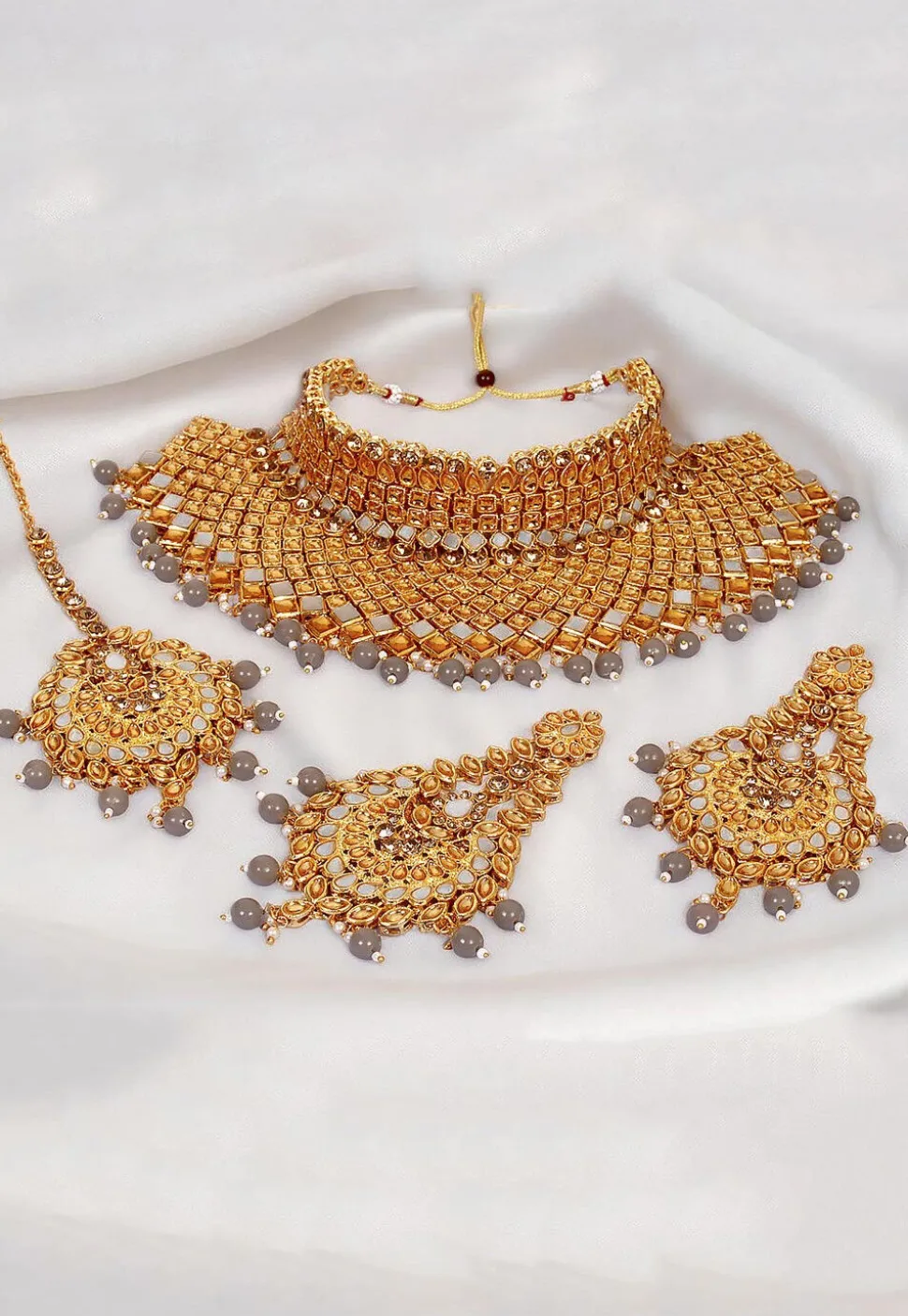 Kundan Choker Necklace Set