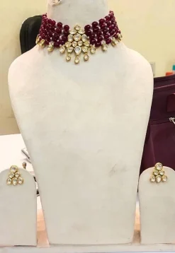 Kundan Choker Necklace Set