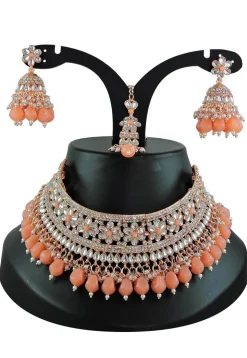 Kundan Choker Necklace Set