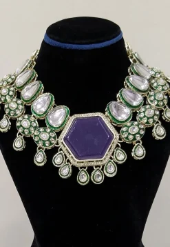 Kundan Choker Necklace Set