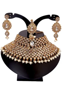 Kundan Choker Necklace Set