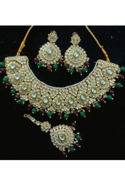 Kundan Choker Necklace Set
