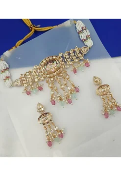 Kundan Choker Necklace Set