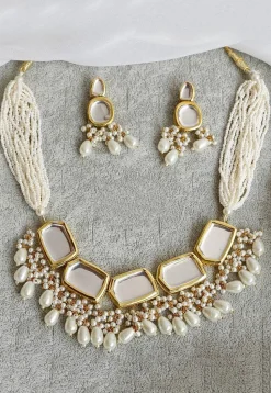 Kundan Choker Necklace Set