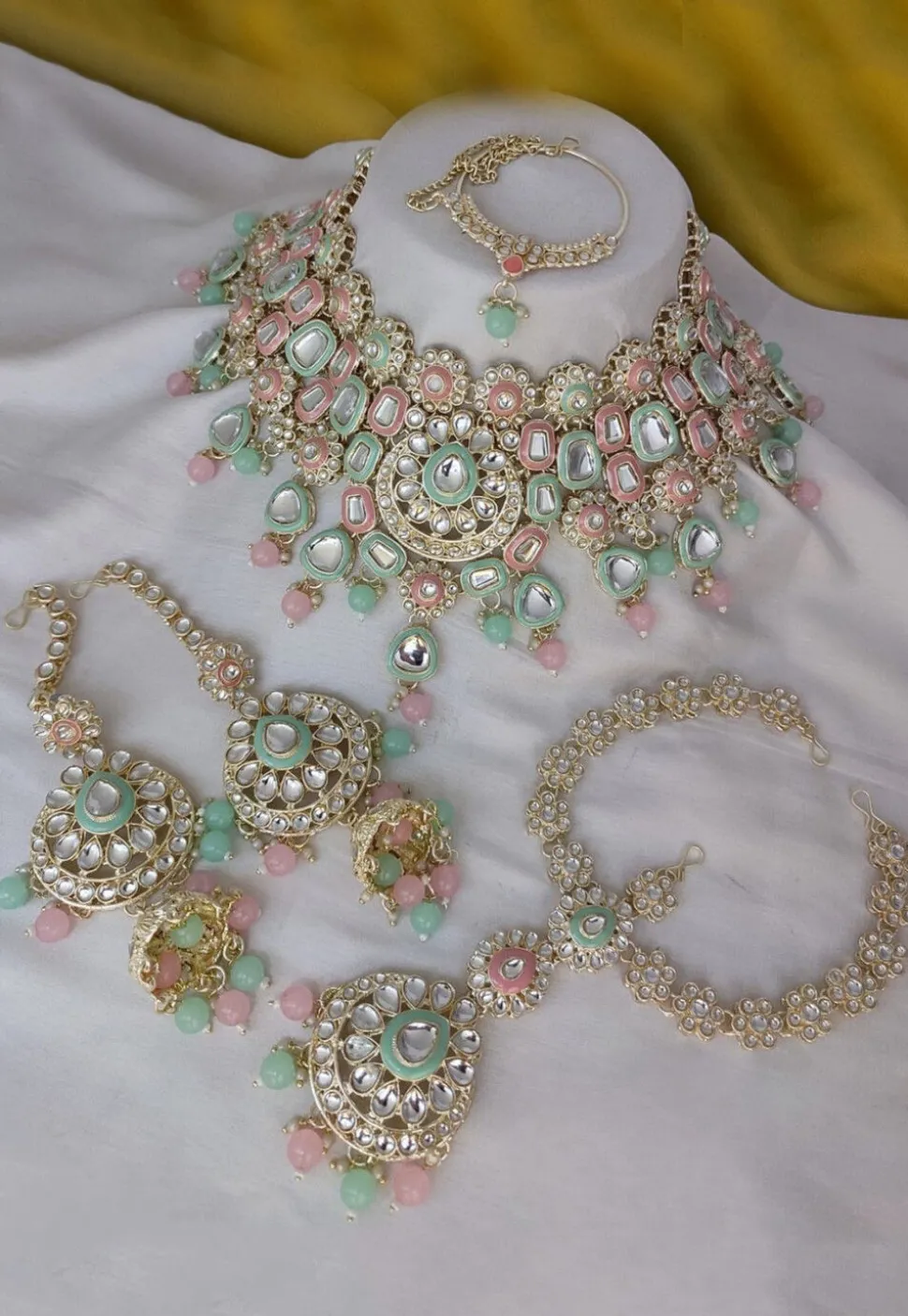Kundan Choker Necklace Set