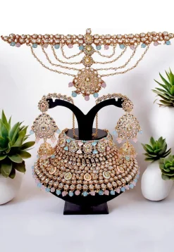 Kundan Choker Necklace Set