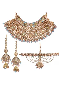 Kundan Choker Necklace Set