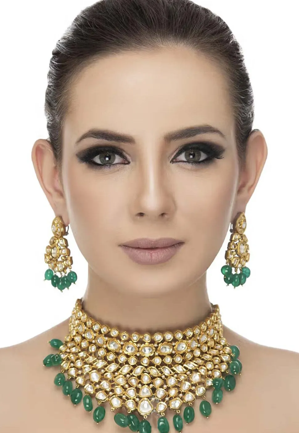 Kundan Choker Necklace Set