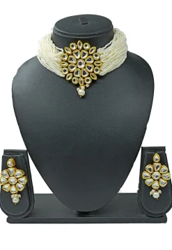 Kundan Choker Necklace Set