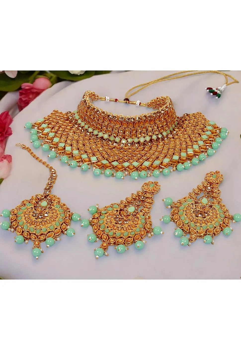 Kundan Choker Necklace Set