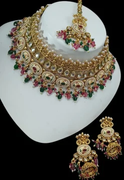 Kundan Choker Necklace Set