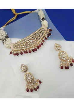 Kundan Choker Necklace Set