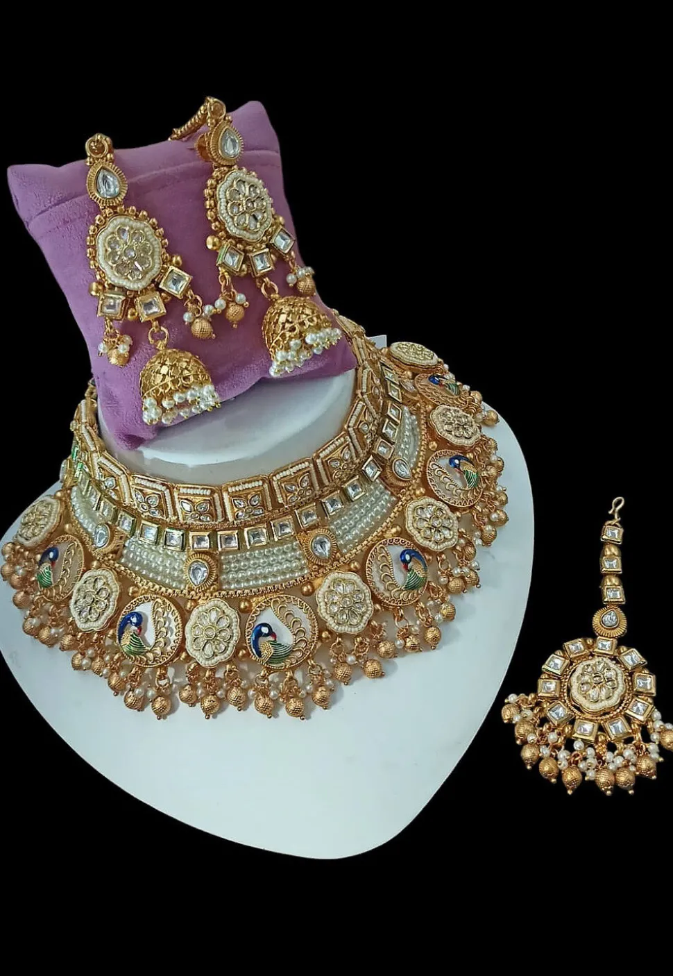 Kundan Choker Necklace Set