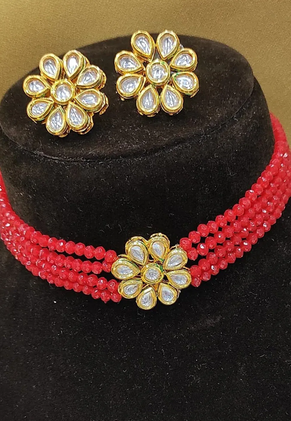 Kundan Choker Necklace Set