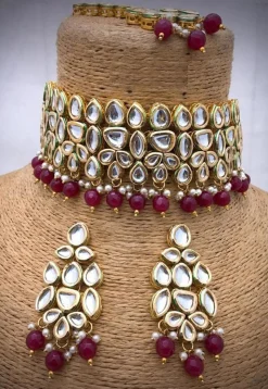 Kundan Choker Necklace Set