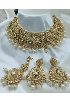 Kundan Choker Necklace Set