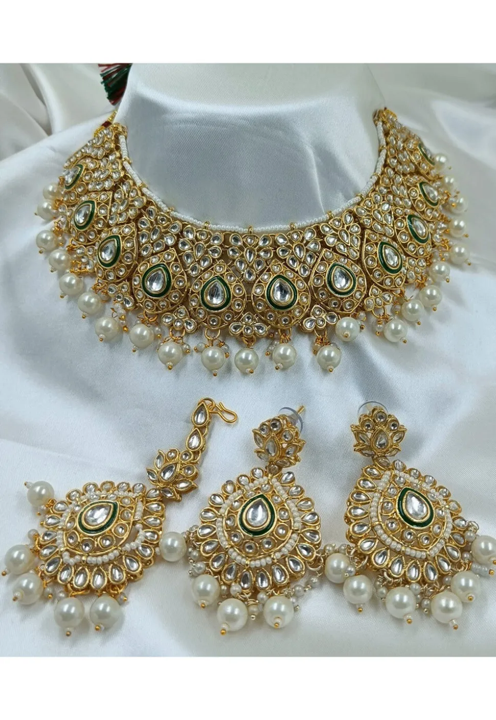 Kundan Choker Necklace Set