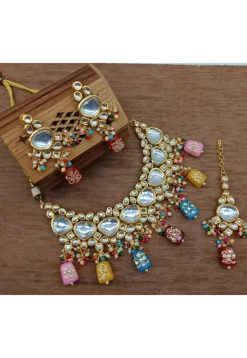 Kundan Choker Necklace Set