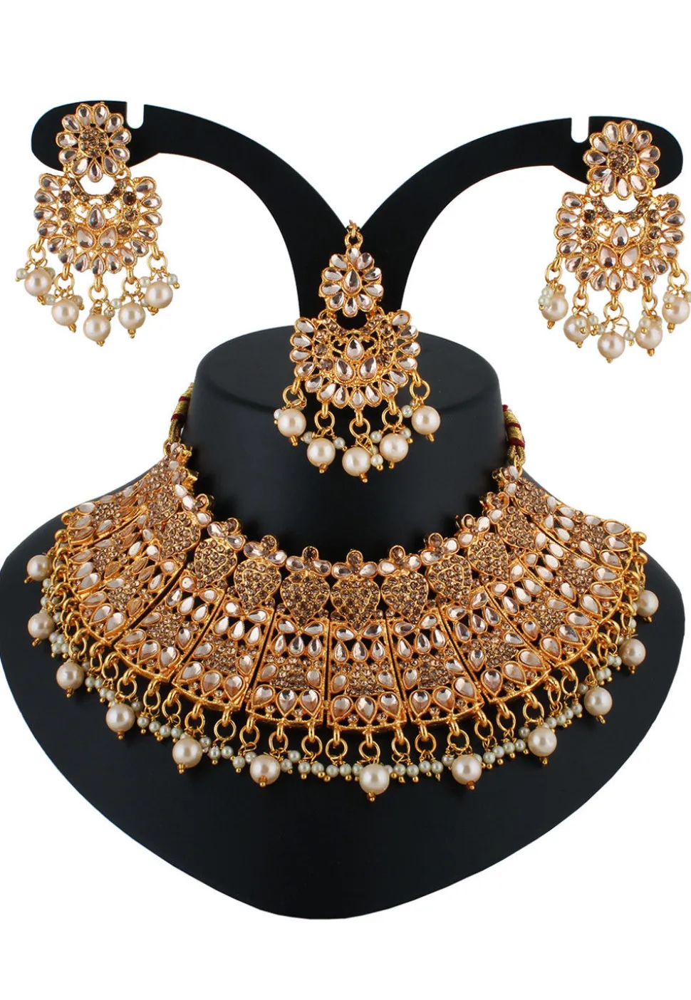 Kundan Choker Necklace Set
