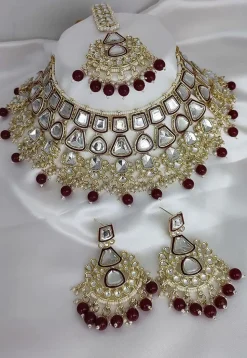 Kundan Choker Necklace Set