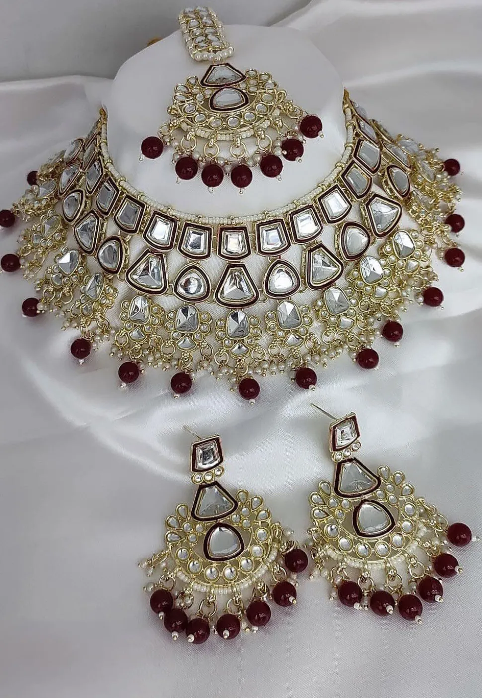 Kundan Choker Necklace Set