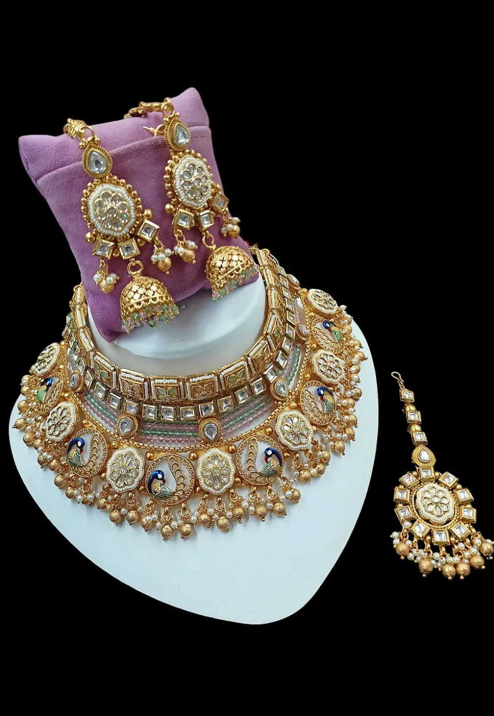 Kundan Choker Necklace Set