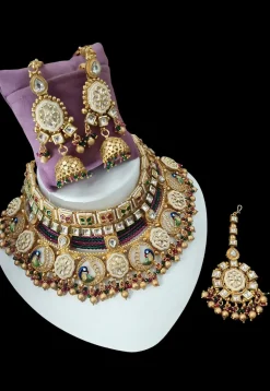 Kundan Choker Necklace Set