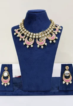 Kundan Choker Necklace Set