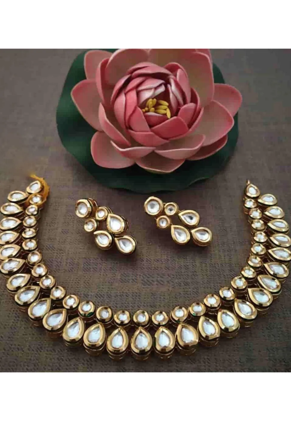 Kundan Choker Necklace Set