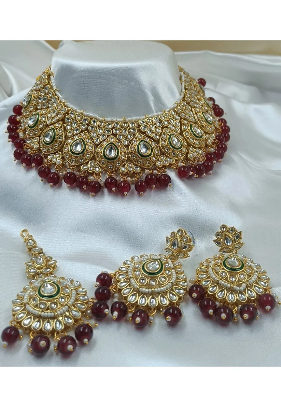 Kundan Choker Necklace Set