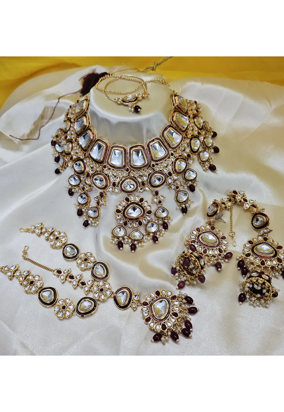 Kundan Choker Necklace Set