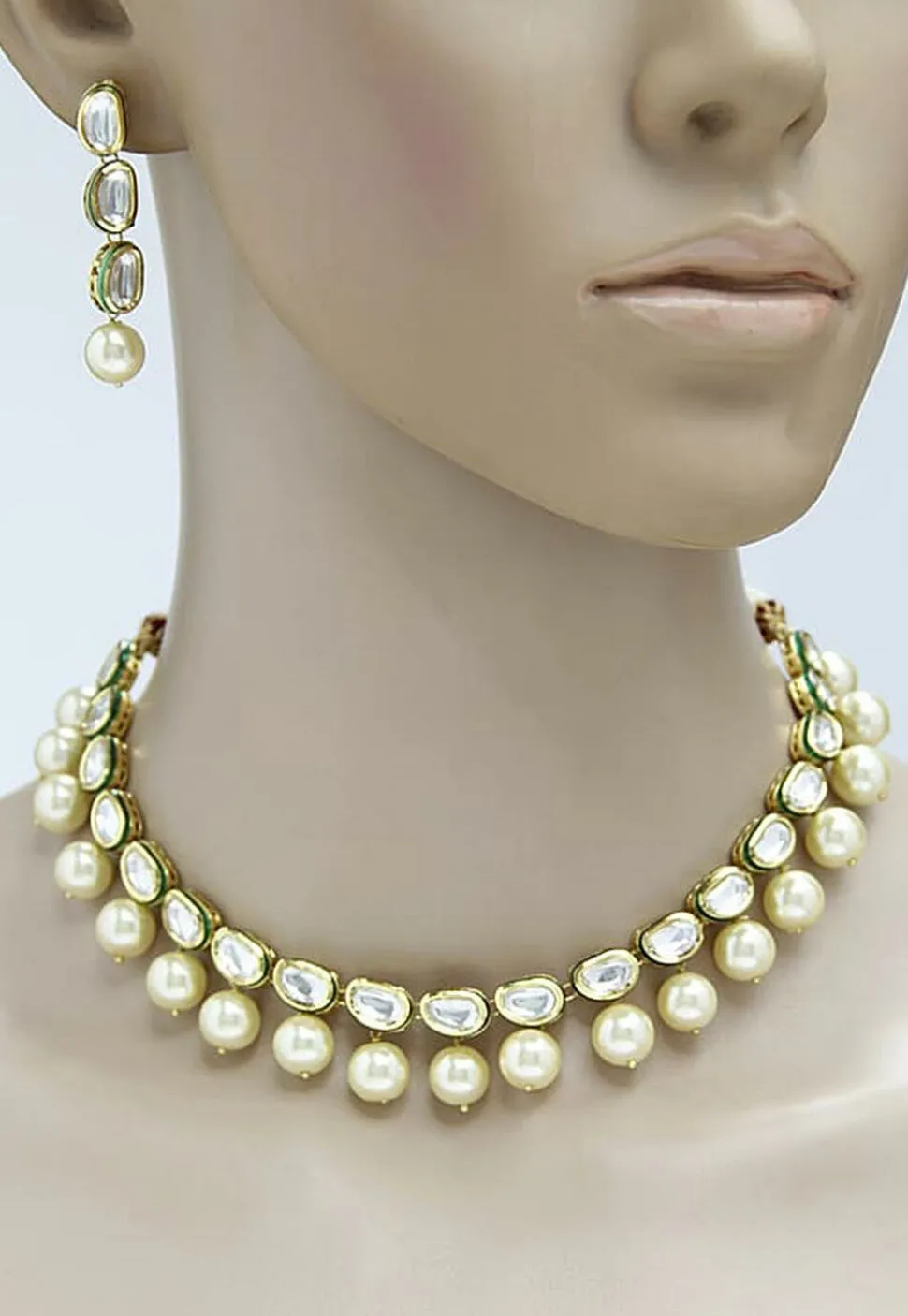 Kundan Choker Necklace Set