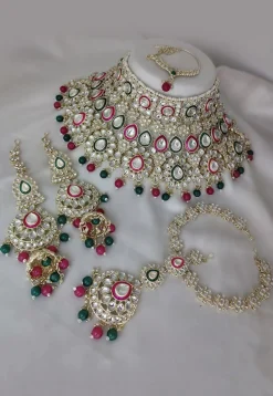 Kundan Choker Necklace Set