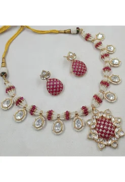 Kundan Choker Necklace Set