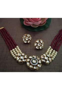 Kundan Choker Necklace Set