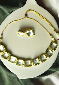 Kundan Choker Necklace Set