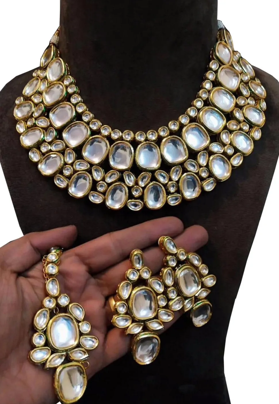 Kundan Choker Necklace Set