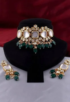 Kundan Choker Necklace Set