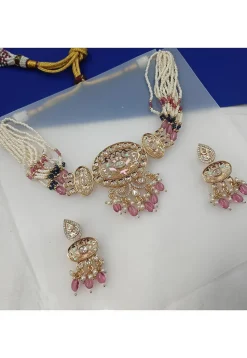 Kundan Choker Necklace Set