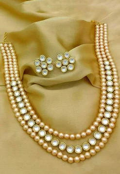 Kundan Layered Necklace Set