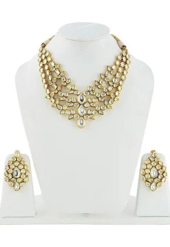 Kundan Layered Necklace Set