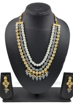 Kundan Layered Necklace Set