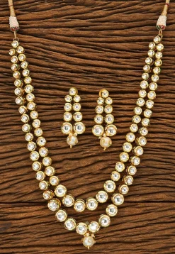 Kundan Layered Necklace Set