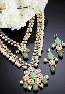 Kundan Layered Necklace Set