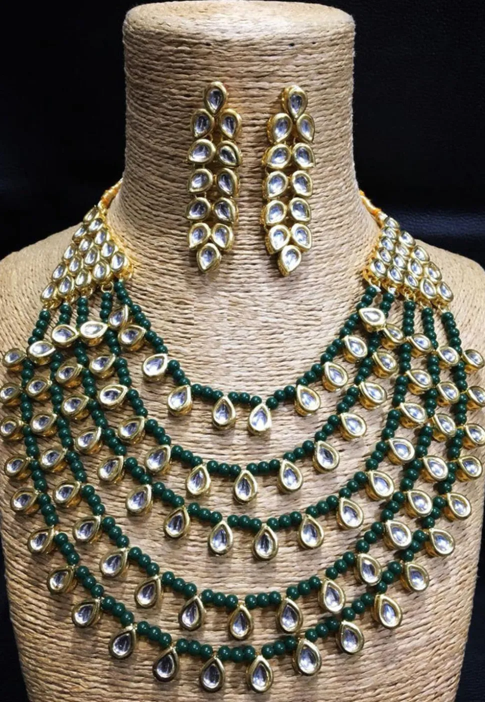 Kundan Layered Necklace Set