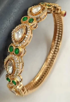 Kundan Openable Bracelet