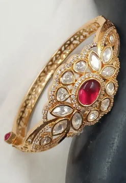 Kundan Openable Bracelet